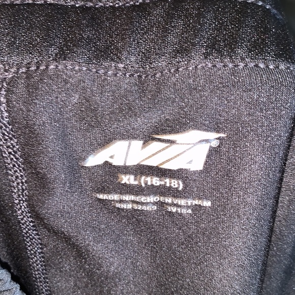 Avia black zebra print athletic gym shorts with pockets - Picture 7 of 7